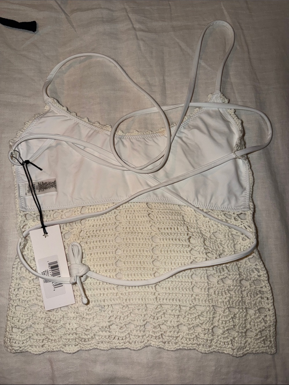 NWT Frankie’s Tankini Crochet Top - Picture 2 of 4